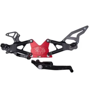Commandes reculées racing Yamaha YZF-R1 15‘- SPIDER Racing Produit De Marque