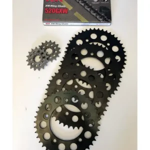 Pack transmission kit chaine 520 Yamaha YZF-R6 08-23‘ Quantité Limitée