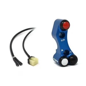 Commodo racing demarreur Yamaha YZF-R7 22- bleu Jetprime Must-Have