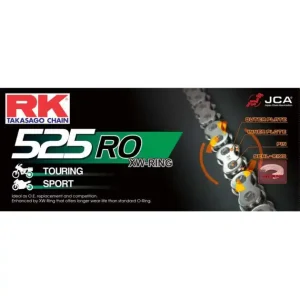 Chaîne de transmission racing RK 525 ULTRA RENFORCEE Retour Gratuit
