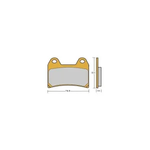 Plaquettes frein avant racing Brembo Z04 M M548 Compétition Vitesse Promotion
