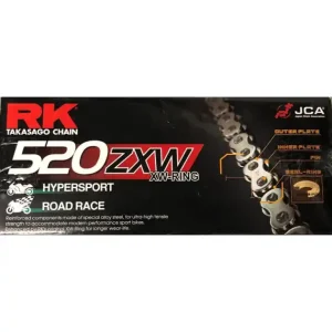 Chaîne de transmission Racing RK 520 ZXW hyper robuste Meilleure Vente