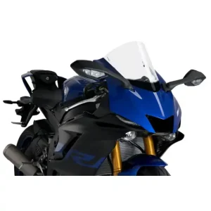 Bulle racing transparente Yamaha YZF-R6 17- Puig R-Racer Usine Directe