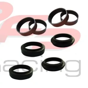 Pack maintenance & entretien fourche ⌀43 ( joints spi, bagues friction, caches poussière ) Ohlins Prix Cassé