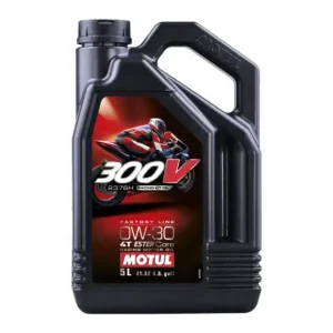 Solde Huile moteur Motul 300V Ester core 4T 0W30 Factory line road racing 4L Speciale Honda HRC 2376H