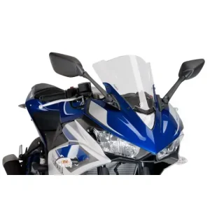 Offre Du Jour Bulle racing transparente Yamaha YZF-R3 15-18 Puig Z-Racing