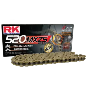 Chaîne de transmission Racing RK 520 MXZ5 125, 350 et 400cc Offre Limitée