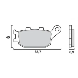 Plaquettes frein arriere Brembo SP Must-Have