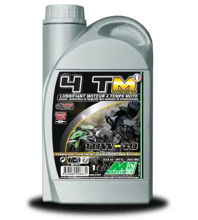 Huile moteur 4TM SYNT 10W-40 1L MINERVA Pas Cher